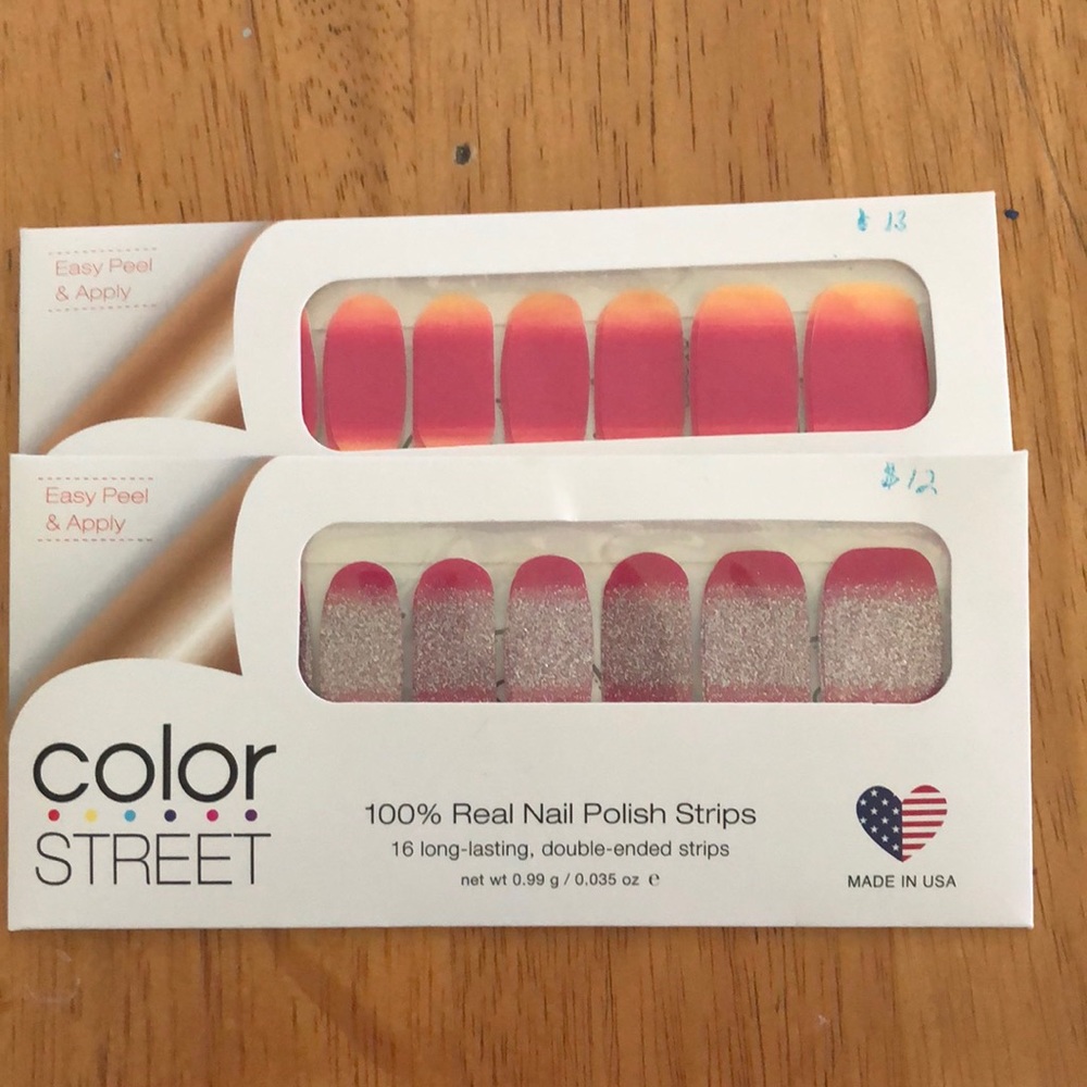 Color Street Florence Fizz and Cabana Girl Lot